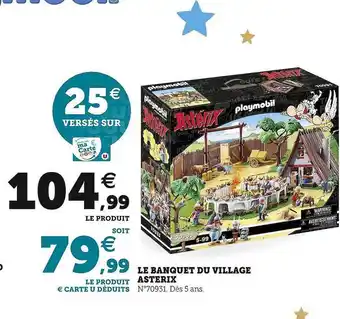 Hyper U Le banquet du village asterix offre