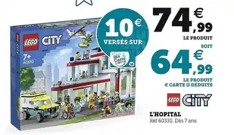Hyper U L'hopital lego city offre