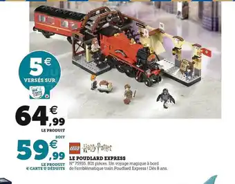 Hyper U Le poudlard express lego harry potter offre