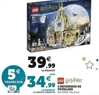 Hyper U L'infirmerie de poudlard lego harry potter offre