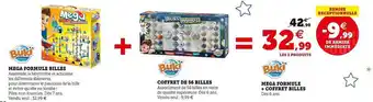Hyper U Mega formule bille, coffret de 56 billes buki offre