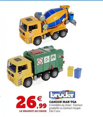 Hyper U Camion man tga bruder offre