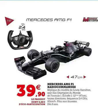 Mercedes amg f1 radiocommandée