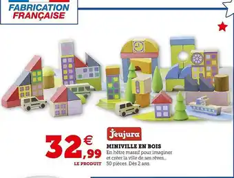 Hyper U Miniville en bois jeuura offre