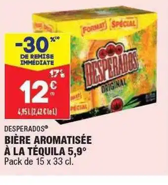 ALDI Bière aromatisée à la téquila 5,9° desperados offre