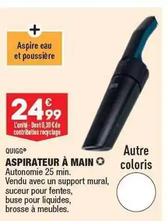 ALDI Aspirateur à main quigg offre