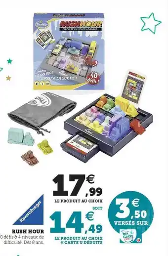Hyper U Rush hour ravensburger offre
