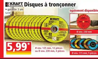 Norma Disques à Tronçonner offre