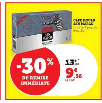 Hyper U Café moulu san marco offre