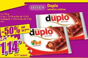 Duplo Noisettes EntiĂšres