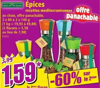 Norma Épices Recettes Méditerranéennes offre