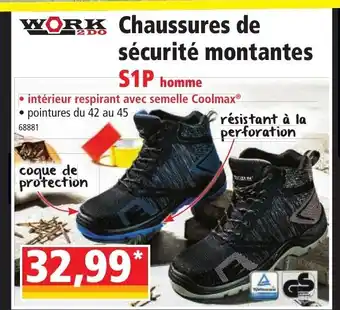 Norma Chaussures de Sécurité Montantes offre