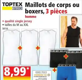Norma Maillots de Corps ou Boxers, 3 Pieces offre