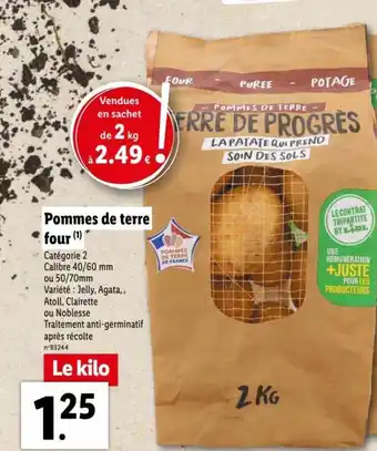 Lidl Pommes de Terre Four offre