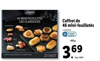 Lidl Coffret de 46 Mini-Feuilletés offre