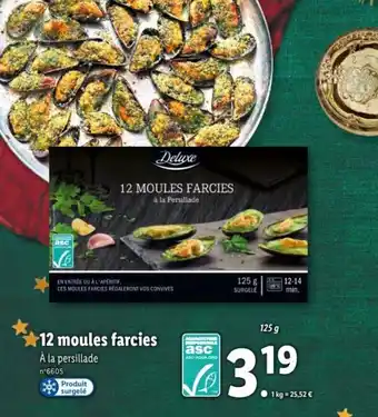 Lidl 12 Moules Farcies offre
