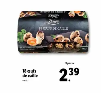 Lidl 10 Œufs de Caille offre