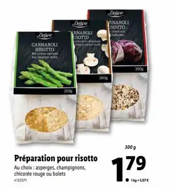 Lidl Préparation Pour Risotto offre