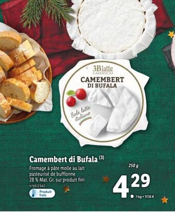 Lidl Camembert di Bufala offre