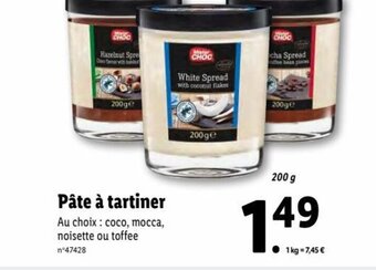 Lidl Pâte à Tartiner offre