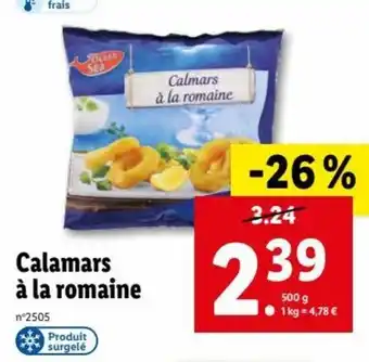Lidl Calamars a La Romaine offre
