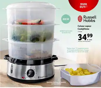 Lidl Cuiseur Vapeur Cook@Home offre