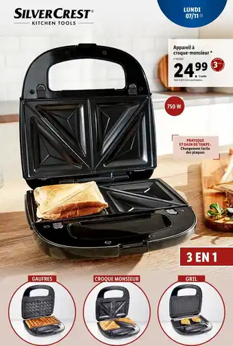 Lidl Appareil à Croque-Monsieur offre