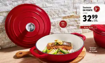 Lidl Sauteuse En Fonte offre