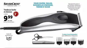 Lidl Tondeuse Barbe et Cheveux offre