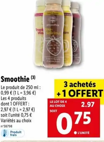 Lidl Smoothie offre