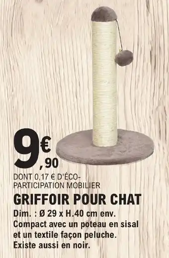 E.Leclerc Jardi Griffoir Pour Chat offre