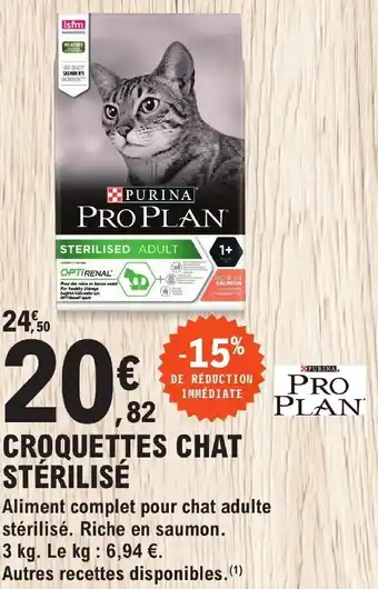 E.Leclerc Jardi Croquettes Chat Stérilisé offre