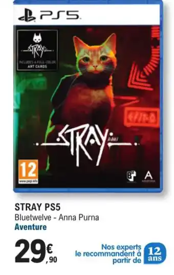 E.Leclerc Espace Culturel Stray PS5 offre