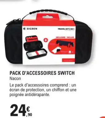 E.Leclerc Espace Culturel Pack d'Accessoires Switch offre