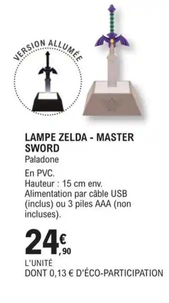 Lampe Zelda Master Sword