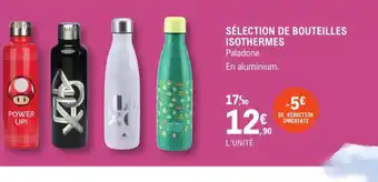 E.Leclerc Espace Culturel Selection de Bouteilles Isothermes offre