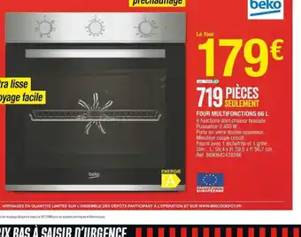 Brico Dépôt Four Multifonctions 66L offre