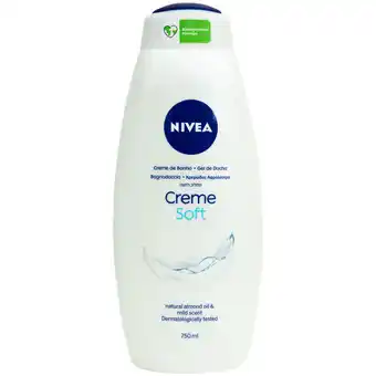 Action Crème bain et douche Nivea Creme Soft offre