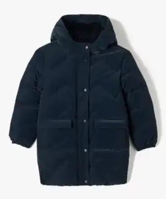 Gémo Manteau fille matelassé doublé peluche à capuche vue1 - gemo 4g fille - gemo offre