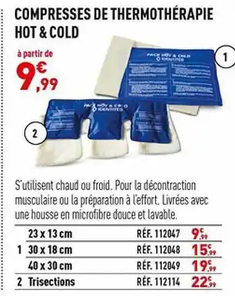 Bastide Compresses de thermothérapie hot & cold offre