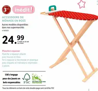 Lidl Accessoire de menage En Bois offre