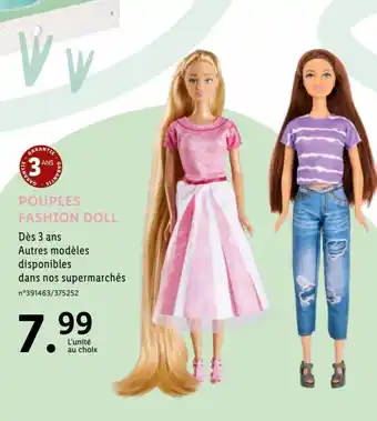 Lidl Poupées Fashion Doll offre
