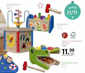 Lidl Jouet de Motricité En Bois offre