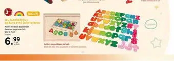 Lidl Jeu Magnetique En Bois Type Montessori offre