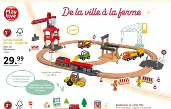 Set de Chemin de fer Chantier