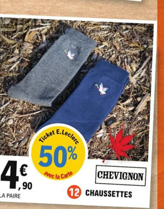 E.Leclerc Chaussettes offre