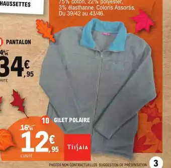 E.Leclerc Gilet Polaire offre
