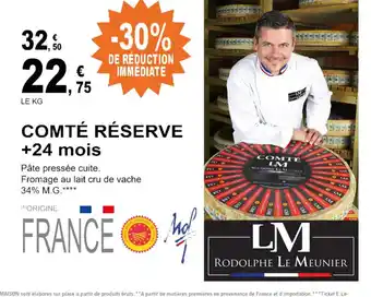 E.Leclerc Comté Réserve +24 Mois offre