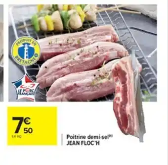 Carrefour Poitrine demi-Sel offre