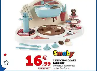 Hyper U Chef chocolaté factory smoby offre